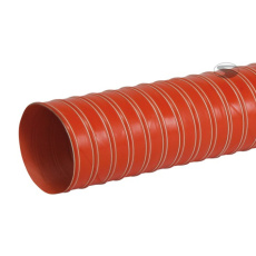 Sandtler dvouvrstvá flexibilní hadice pro přívod vzduchu Flexi-Sil 2, teplotní odolnost do +250°C, průměr: 90 mm, délka: 4 m