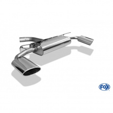 Fox Sportauspuff koncový tlumič výfuku s koncovkou 160x90 Typ 38 na obou stranách pro Audi A3 2012- s motorem 1.4 TFSI