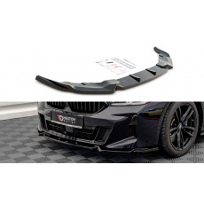 Maxton Design spoiler pod přední nárazník pro BMW řada 6 GT G32, černý lesklý plast ABS