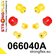 066040A: Strongflex Sada silentbloků předního zavěšení a zadního nosníku varianta SPORT 066040A: Strongflex Sada silentbloků předního zavěšení a zadního nosníku varianta SPORT
