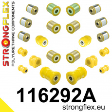 116292A: Strongflex Sada silentbloků zadního zavěšení varianta SPORT 116292A: Strongflex Sada silentbloků zadního zavěšení varianta SPORT