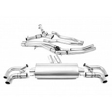 Milltek Sport výfukový systém cat-back bez rezonátoru (hlasitější) pro Audi RSQ8 4.0 V8 Bi-Turbo (bez OPF / GPF) 2020-2024 Milltek Sport výfukový systém cat-back bez rezonátoru (hlasitější) pro Audi RSQ8 4.0 V8 Bi-Turbo (bez OPF / GPF) 2020-2024