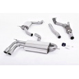 Milltek Sport výfukový systém Turbo-back vč. Hi-Flow sportovního katalyzátoru s rezonátorem (tišší) pro Audi A3 2.0T FSI quattro 5-dvéř. SportBack 2004-2012
