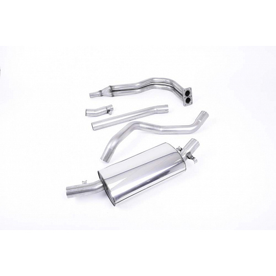 Milltek Sport Manifold-back bez rezonátoru (hlasitější) pro Volkswagen Golf Mk1 GTi 1976-1983 pro OE litinové svody