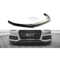 Maxton Design spoiler pod přední nárazník ver.4 pro Audi A4 B9, černý lesklý plast ABS, S-Line Maxton Design spoiler pod přední nárazník ver.4 pro Audi A4 B9, černý lesklý plast ABS, S-Line