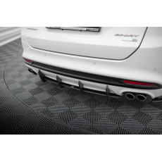 Maxton Design "Street Pro" difuzor zadního nárazníku pro Ford Mondeo Mk5 Facelift, plast ABS bez povrchové úpravy Maxton Design "Street Pro" difuzor zadního nárazníku pro Ford Mondeo Mk5 Facelift, plast ABS bez povrchové úpravy