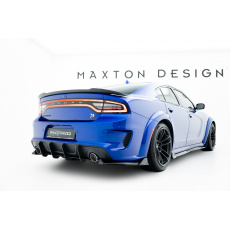 Maxton Design "Street Pro" difuzor zadního nárazníku pro Dodge Charger Mk3 Facelift RT Scat Pack Widebody, plast ABS bez povrchové úpravy, s červenou linkou Maxton Design "Street Pro" difuzor zadního nárazníku pro Dodge Charger Mk3 Facelift RT Scat Pack Widebody, plast ABS bez povrchové úpravy, s červenou linkou