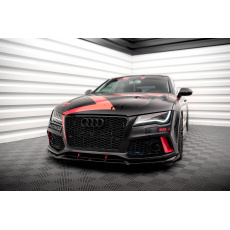 Maxton Design spoiler pod přední nárazník pro Audi A7 C7, černý lesklý plast ABS, RS7-Look Maxton Design spoiler pod přední nárazník pro Audi A7 C7, černý lesklý plast ABS, RS7-Look