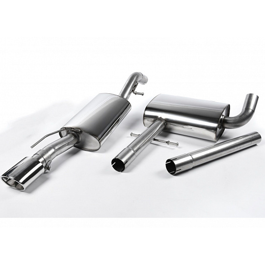 Milltek Sport výfukový systém cat-back s rezonátorem (tišší) pro Volkswagen Corrado VR6 1988-1991, typ koncovek: leštěné