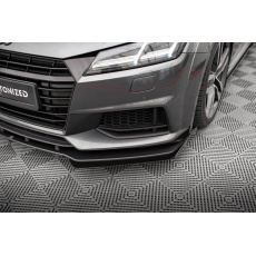 Maxton Design rohové spoilery pod přední nárazník pro Audi TT 8S, plast ABS bez povrchové úpravy, S-Line Maxton Design rohové spoilery pod přední nárazník pro Audi TT 8S, plast ABS bez povrchové úpravy, S-Line