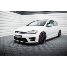 Maxton Design spoiler pod přední nárazník v.5 s křidélky pro Volkswagen Golf R Mk7, černý lesklý plast ABS Maxton Design spoiler pod přední nárazník v.5 s křidélky pro Volkswagen Golf R Mk7, černý lesklý plast ABS