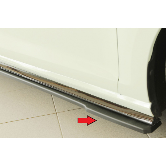 Rieger spoiler pod boční práh mont. strana pravá pro Volkswagen Golf 7 R-Line 3-dvéř., r.v. 02/17-, plast ABS bez povrchové úpravy