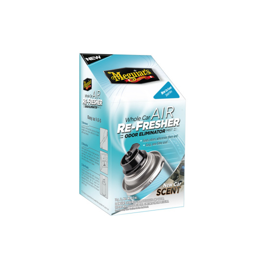 Meguiar's Air Re-Fresher Odor Eliminator - New Car Scent - čistič klimatizace + pohlcovač pachů + osvěžovač vzduchu, vůně nového auta, 71 g