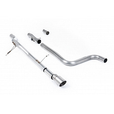 Milltek Sport výfukový systém OPF/GPF Back bez rezonátoru (hlasitější) pro Ford Fiesta Mk8 1.0T EcoBoost ST-Line 3/5-dvéř. (155ps Hybrid s OPF/GPF) 2020-2024, koncovka: modrý titan GT-90