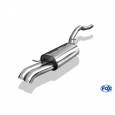 Fox Sportauspuff koncový tlumič výfuku s koncovkou 2x63 Typ 28 pro Volkswagen T5 Bus s motorem 2.0, 2.0 TDI, 2.5 TDI, 3.2