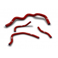 Samco Sport 4-dílná sada silikonových hadic pro napojení expanzní nádobky pro Honda Civic Type-R FK8 2018 - On, barva: fire červená (maskáčový vzor)