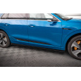 Maxton Design difuzory pod boční prahy pro Audi E-Tron Standard, černý lesklý plast ABS