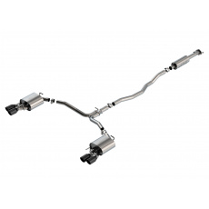 Borla Cat-Back výfukový systém "S-Type" pro Toyota Camry XSE 3,5l V6, s automat. převodovkou, FWD, 4-dvéř., r.v. 2018-2020, typ koncovek: černé