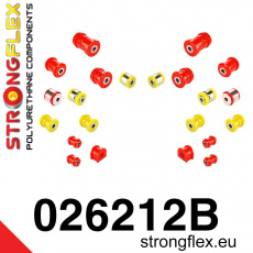 026212B: Strongflex Sada silentbloků zadního zavěšení 026212B: Strongflex Sada silentbloků zadního zavěšení