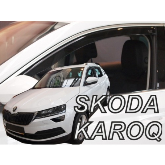 HEKO ofuky oken Škoda Karoq (od 2017) přední + zadní