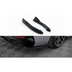 Maxton Design boční difuzory pod zadní nárazník ver.2 pro BMW řada 4 G26 /M440i, černý lesklý plast ABS