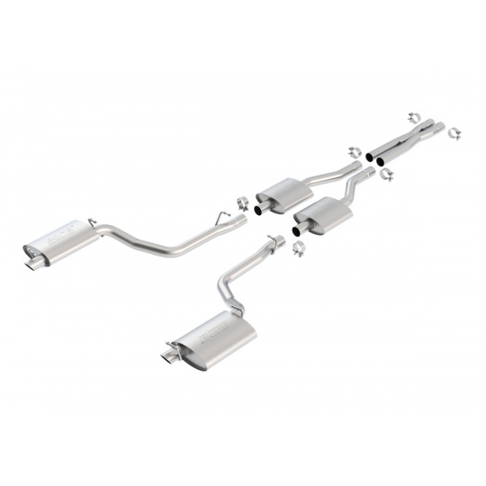 Borla Cat-Back výfukový systém "S-Type" pro Dodge Charger R/T 5,7l V8, s automatickou převodovkou, RWD, 4-dvéř., r.v. 2011-2014