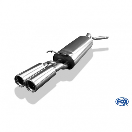 Fox Sportauspuff koncový tlumič výfuku s koncovkou 2x76 Typ 13 pro Seat Toledo 1M s motorem 1.4, 1.6, 1.8, 1.9 SDI, 1.9 TDI, 2.3 V5 Fox Sportauspuff koncový tlumič výfuku s koncovkou 2x76 Typ 13 pro Seat Toledo 1M s motorem 1.4, 1.6, 1.8, 1.9 SDI, 1.9 TDI, 2.3 V5