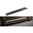 Maxton Design difuzory pod boční prahy pro Mercedes AMG GT 4 -Door Coupe GT 63, černý lesklý plast ABS