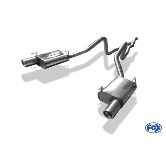 Fox Sportauspuff spojovací trubka pro Ford Mustang s motorem 4.0 Fox Sportauspuff spojovací trubka pro Ford Mustang s motorem 4.0