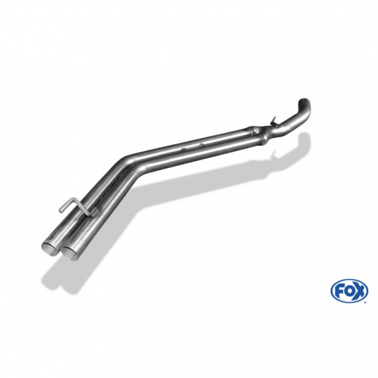 Fox Sportauspuff náhrada předního tlumiče pro Volkswagen T4  s motorem 1.9, 1.9 D/TD, 2.0, 2.4 D, 2.5, 2.5 TDI, 2.8, průměr výf. vedení 60/2x50 mm