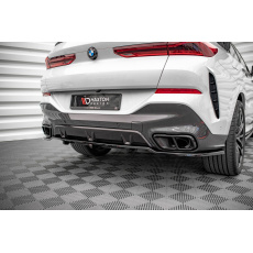 Maxton Design středový spoiler pod zadní nárazník s žebrováním pro BMW X6 G06 /M-Pack, černý lesklý plast ABS Maxton Design středový spoiler pod zadní nárazník s žebrováním pro BMW X6 G06 /M-Pack, černý lesklý plast ABS