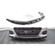 Maxton Design spoiler pod přední nárazník ver.2 pro Audi A7 C8, černý lesklý plast ABS