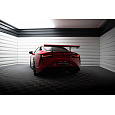 Maxton Design zadní křídlo s úzce rozkročenými držáky a LED světlem pro Lexus LC, pravý karbon
