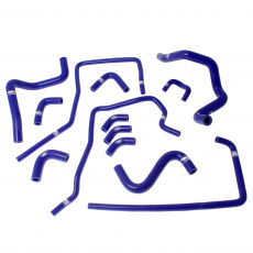 Samco Sport 13-dílná sada silikonových hadic pro doplňkové vedení chladicí kapaliny pro Subaru Impreza GD/GG 2005-2006 Turbo verze 8 Blobeye (WRX/STi s lemy blatníků), barva: modrá