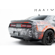 Maxton Design boční difuzory pod zadní nárazník pro Dodge Challenger Mk3 RT Facelift, černý lesklý plast ABS