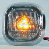 Boční blinkry Audi A3 / A4 / A8 (do 99) - s LED, chromové