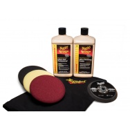 Meguiar's Mirror Glaze Soft Buff Kit 5" - kompletní 5-palcová sada na profesionální renovaci laku