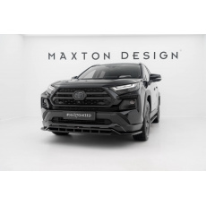 Maxton Design spoiler pod přední nárazník pro Toyota RAV4 Mk5, černý lesklý plast ABS, Adventure