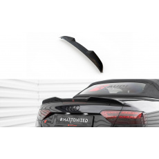 Maxton Design prodloužení spoileru 3d pro Audi A5 8T, černý lesklý plast ABS, S-Line Cabrio