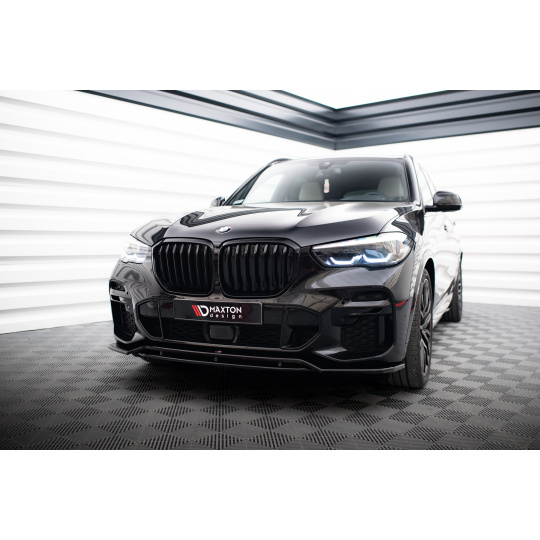 Maxton Design spoiler pod přední nárazník pro BMW X5 G05, černý lesklý plast ABS, M-pack Maxton Design spoiler pod přední nárazník pro BMW X5 G05, černý lesklý plast ABS, M-pack