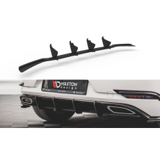 Maxton Design "Racing durability" difuzor pod zadní nárazník pro Volkswagen Golf Mk7 FL, plast ABS bez povrchové úpravy, s červenou linkou Maxton Design "Racing durability" difuzor pod zadní nárazník pro Volkswagen Golf Mk7 FL, plast ABS bez povrchové úpravy, s červenou linkou