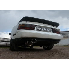 Fox Sportauspuff poloviční výfukový systém od katalyzátoru s koncovkou 115x85 typ 45 pro Porsche 968 s motorem 3.0 l