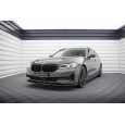 Maxton Design spoiler pod přední nárazník pro BMW řada 5 G30 FL, G31 FL, černý lesklý plast ABS