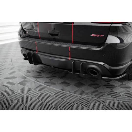 Maxton Design "Street Pro" difuzor zadního nárazníku pro Dodge Durango SRT Mk3, plast ABS bez povrchové úpravy