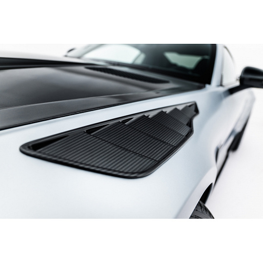 Maxton Design výdechy kapoty pro Mercedes AMG GT C192 /55, C192 /63, pravý karbon