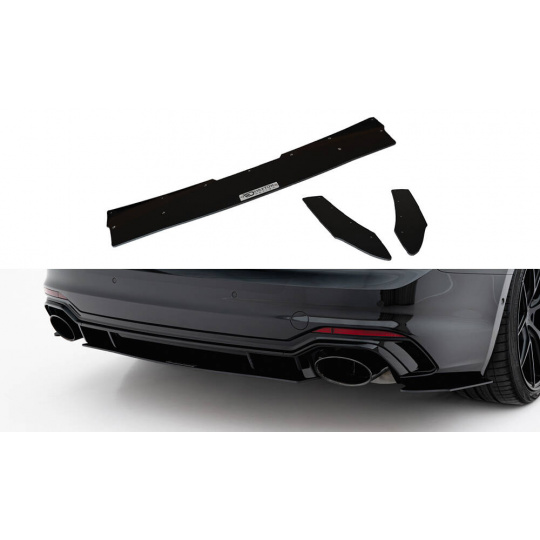 Maxton Design difuzor zadního nárazníku ver.1 pro Audi RS5 F5, plast ABS bez povrchové úpravy