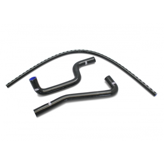 Samco Sport 3-dílná sada silikonových hadic pro vedení chladicí kapaliny pro Caterham 7 Ford BDR  pro vozy bez topení, barva: modrá