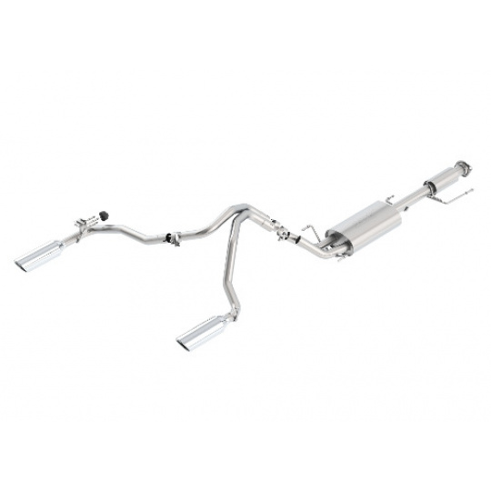 Borla Cat-Back výfukový systém "Touring" pro Toyota FJ Cruiser 4,0l V6 4-dvéř. r.v. od 07-09