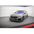 Maxton Design spoiler pod přední nárazník ver.2 pro BMW řada 7 G11 Facelift M-Pack, černý lesklý plast ABS