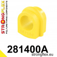 Strongflex závodní silentbloky Nissan Skyline R34 - uložení předního stabilizátoru Průměr předního stabilizátoru: 22 mm, Tvrdost materiálu: 90 Sha